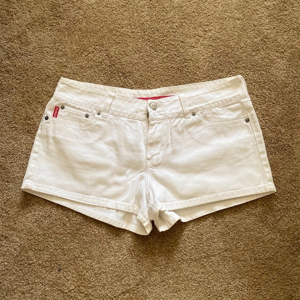 White Denim Shorts